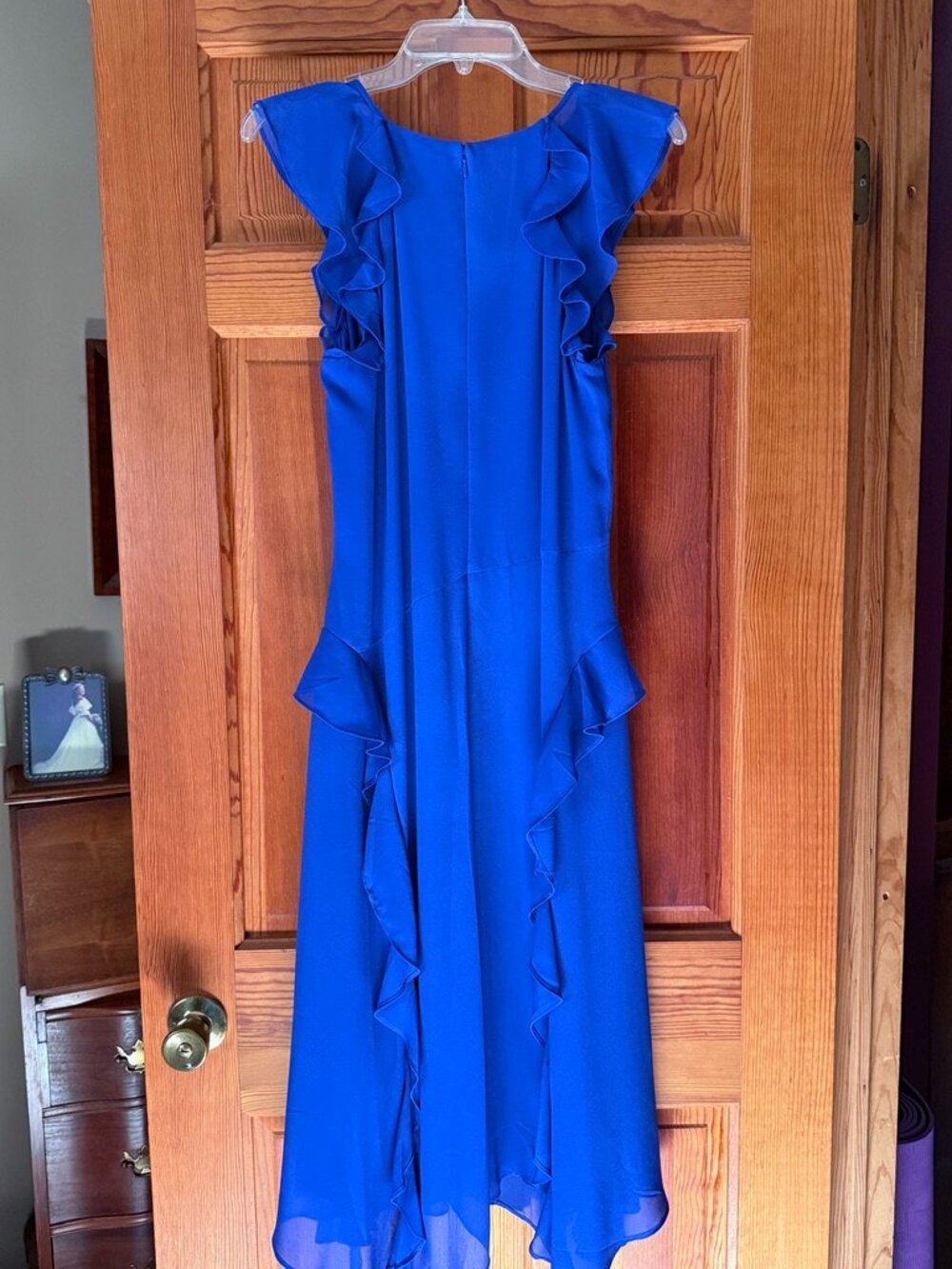 Chicos Blue Cocktail Dress (Size 8) NWOT - Picture 2 of 6